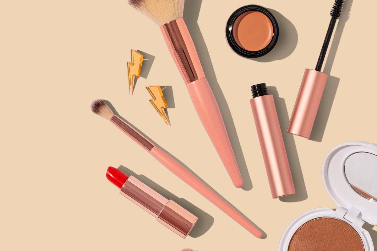 Beauty products ready for a short form product demo